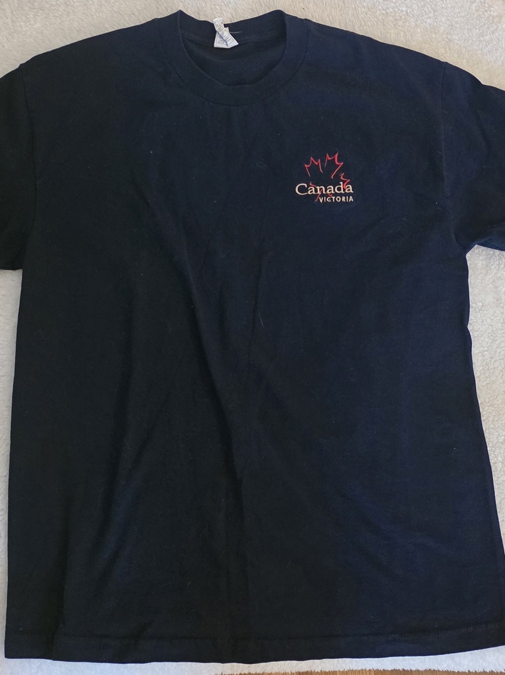 Black Short Sleeve Logo Tee